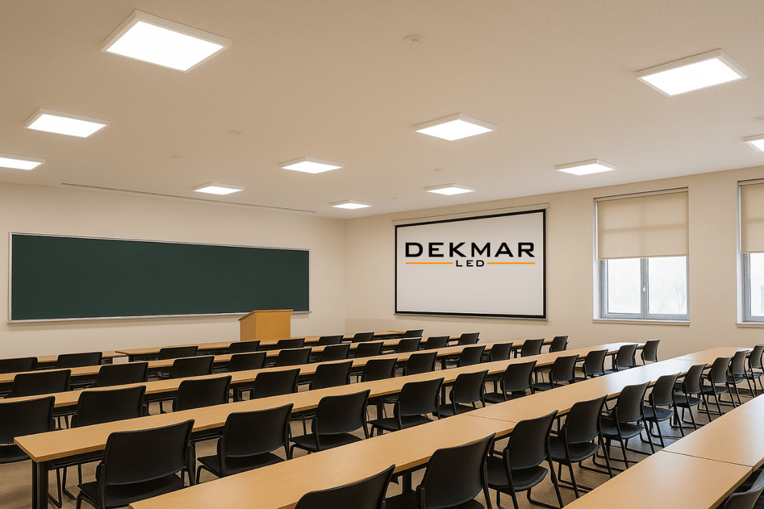 60x60 gün ışığı LED panel, 4000K doğal aydınlatma rengiyle ofis ve okul ortamlarında homojen ışık dağılımı sunar.