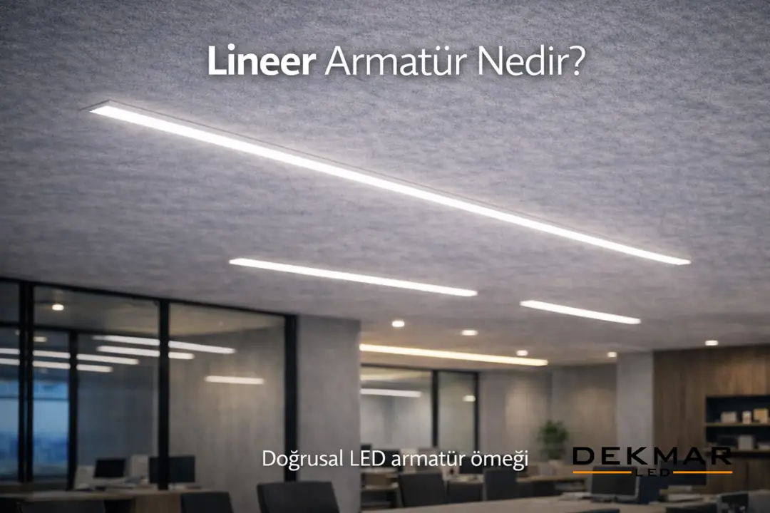 Lineer armatür nedir? Doğrusal LED armatür örneği&nbsp;