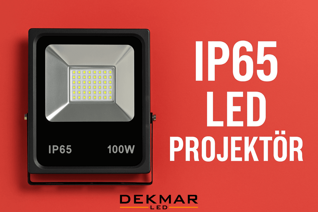 IP65 LED projektörler spor alanlarında yüksek performanslı ve kesintisiz aydınlatma sunar. 