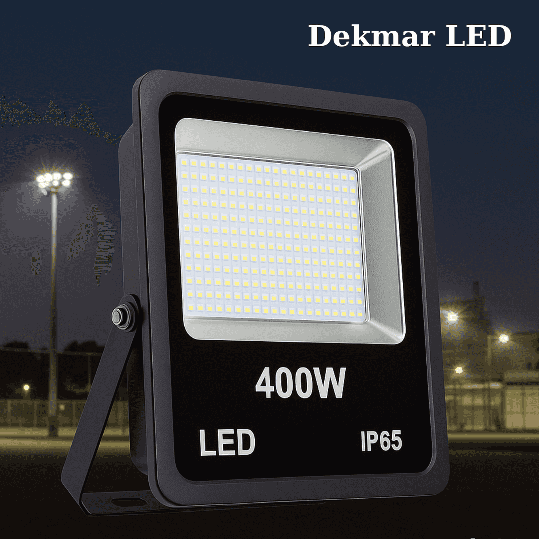 Dek-Mar tarafından uygulanmış 400W LED projektör referans projesi. 
