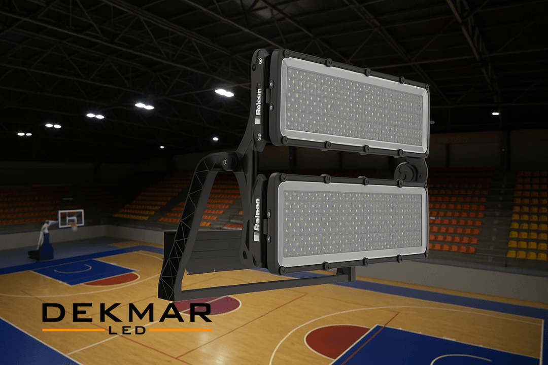Projektör 1000W Fiyat arayanlar için, spor salonu yüksek tavanında güçlü LED projektör aydınlatma uygulaması 