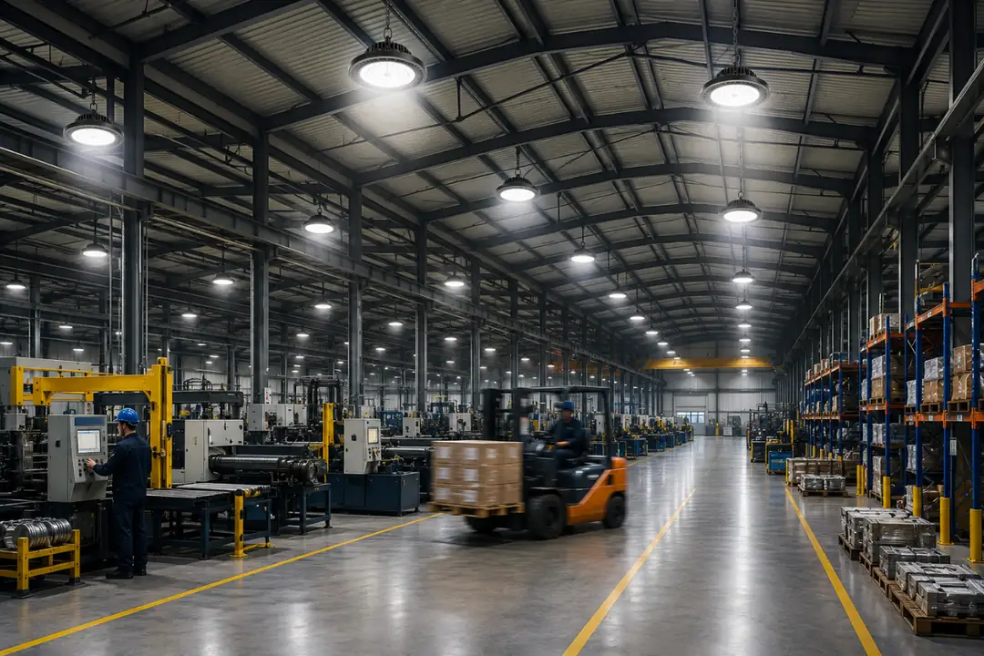 Depo ve fabrika için profesyonel 100W yüksek tavan armatürü çözümleri&nbsp;