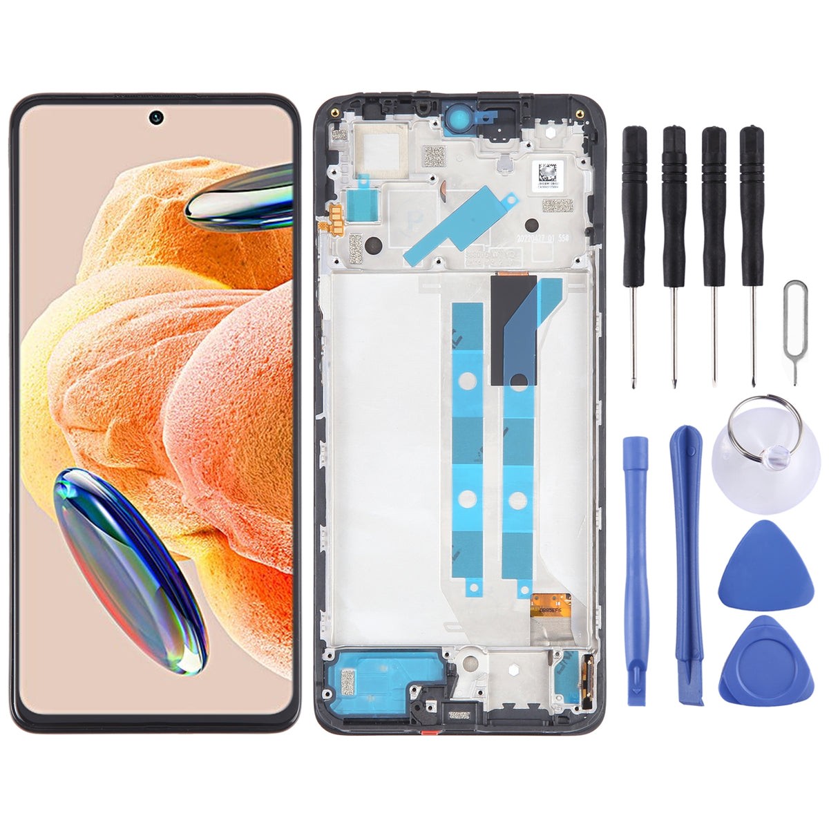 Xiaomi Uyumlu ‎2209116AG Redmi Note 12 Pro 4G Ekran Lcd Dokunmatik Full Çıtalı TFT (AAA Kalite)