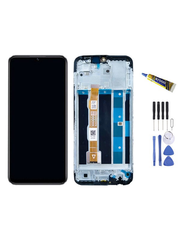 Vivo Uyumlu Y16 Ekran LCD Dokunmatik Full Çıtalı