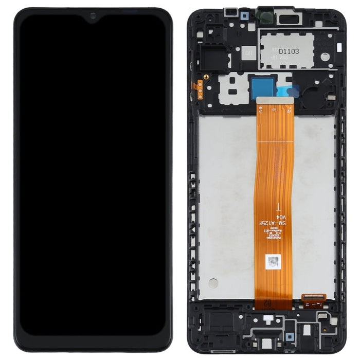 Samsung Uyumlu Galaxy SM-A125 A12 Ekran Lcd Dokunmatik Full Çıtalı (A Kalite)