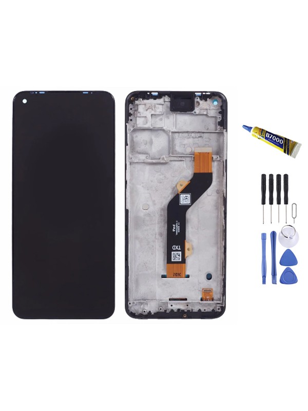 Tecno Pova Uyumlu Ekran LCD Dokunmatik Full Çıtalı
