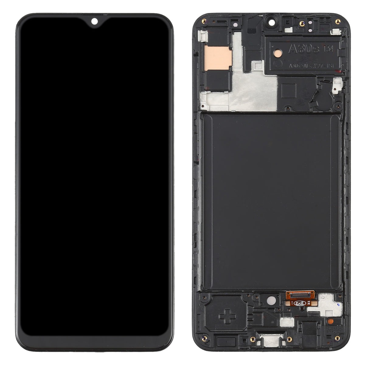 Samsung Uyumlu Galaxy SM-A307 A30S Ekran Lcd Dokunmatik Full Çıtalı Oled (AA Kalite)