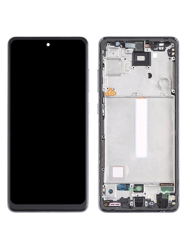 Samsung Uyumlu Galaxy SM-A525 A52 Ekran Lcd Dokunmatik Full Çıtalı Tam Boyut Oled
