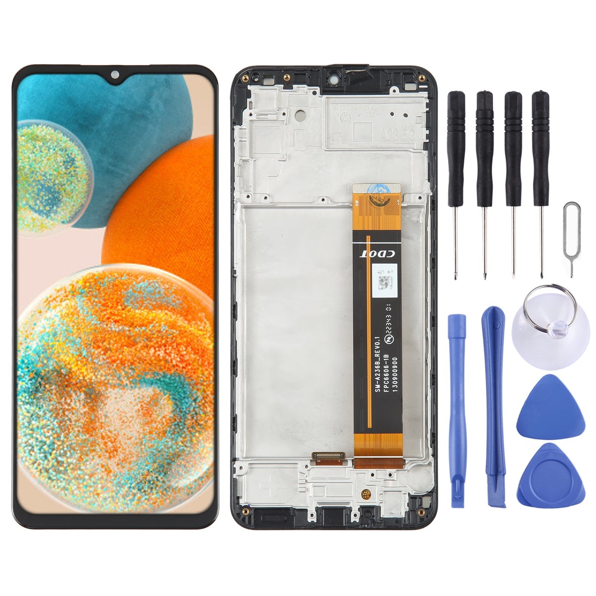 Samsung Uyumlu Galaxy SM-A235 A23 Ekran Lcd Dokunmatik Full Çıtalı (A Kalite)