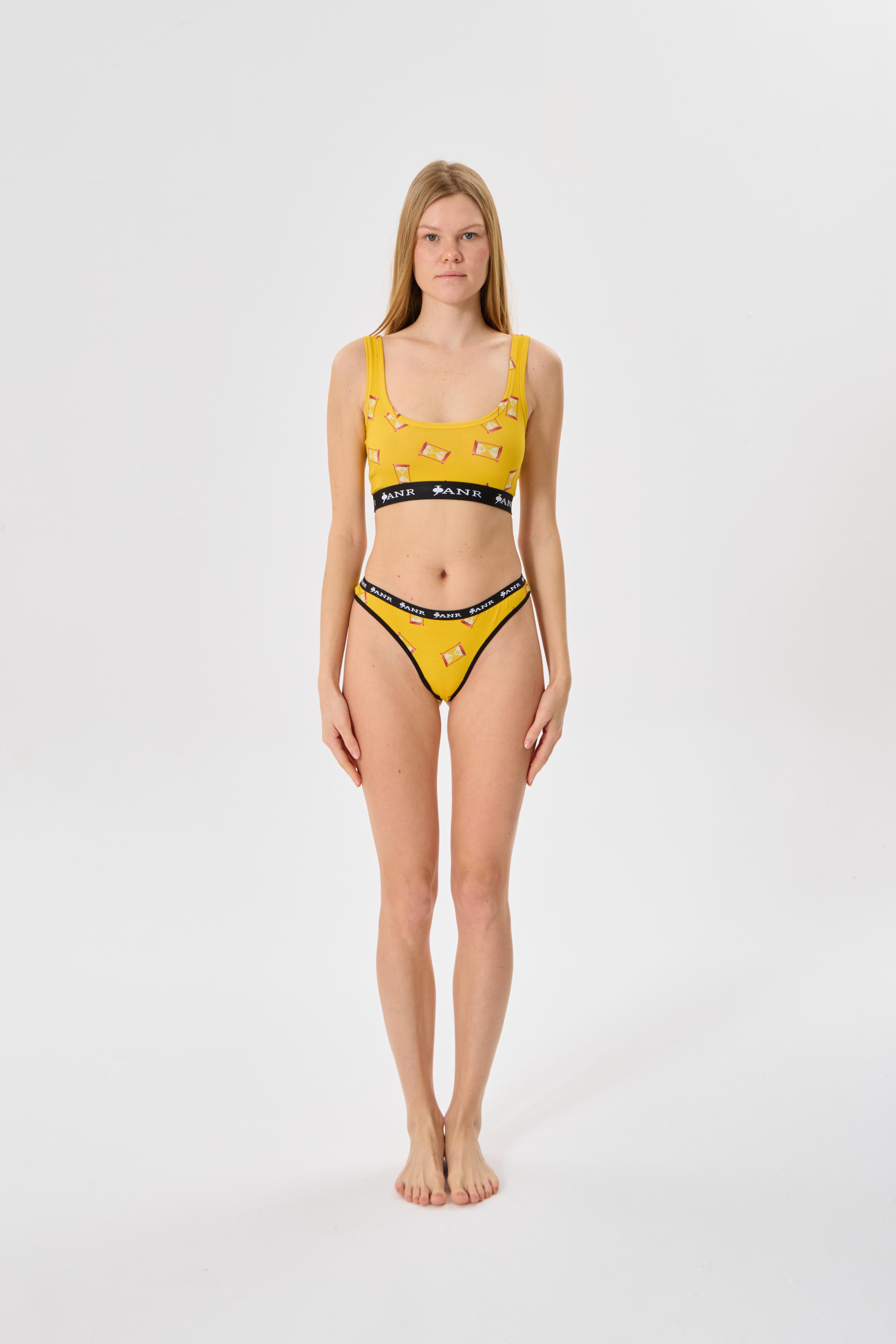 Passionate Times Yellow Series Kadın Tanga