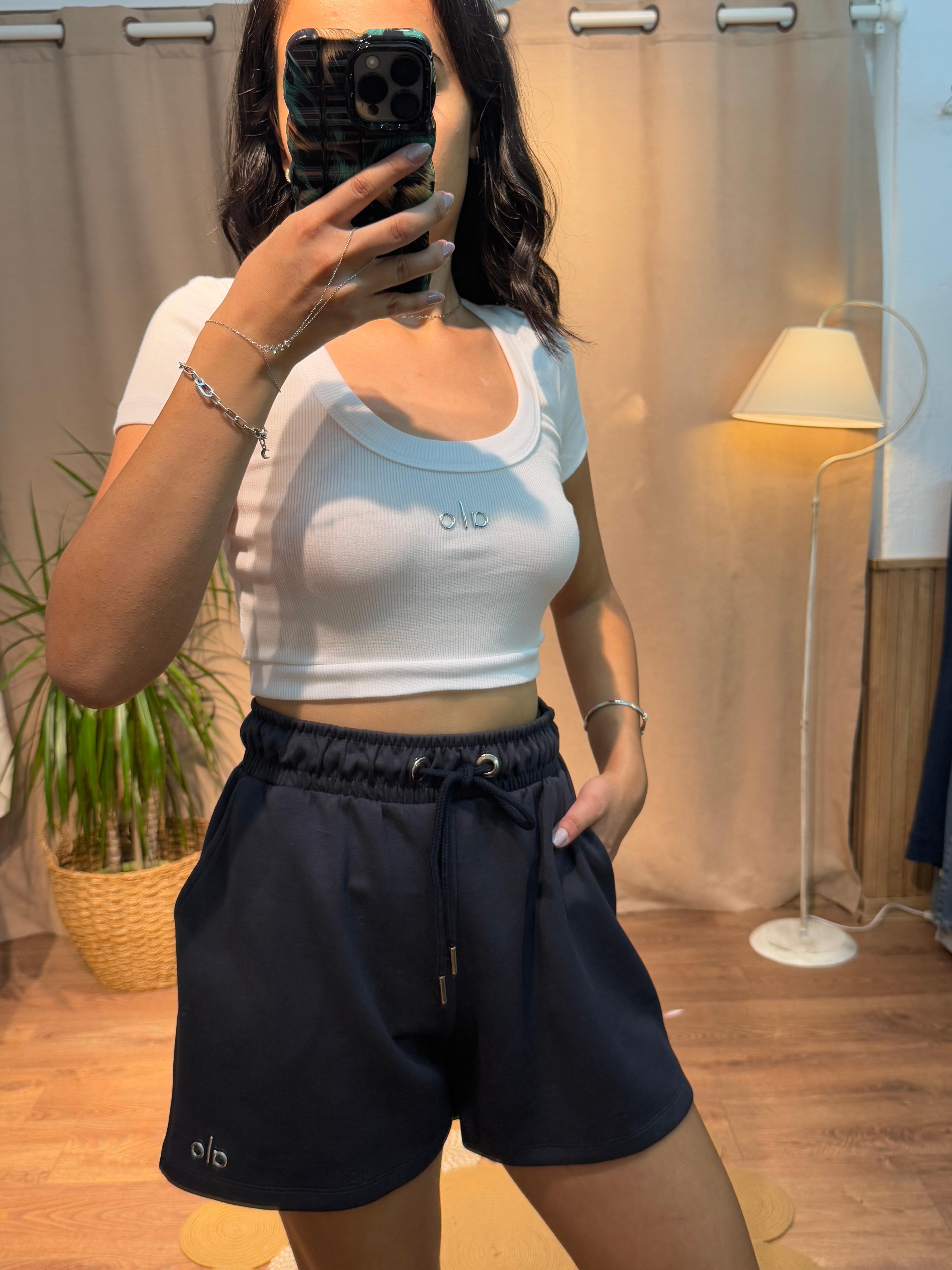 Orjinal Marka Crop Beyaz
