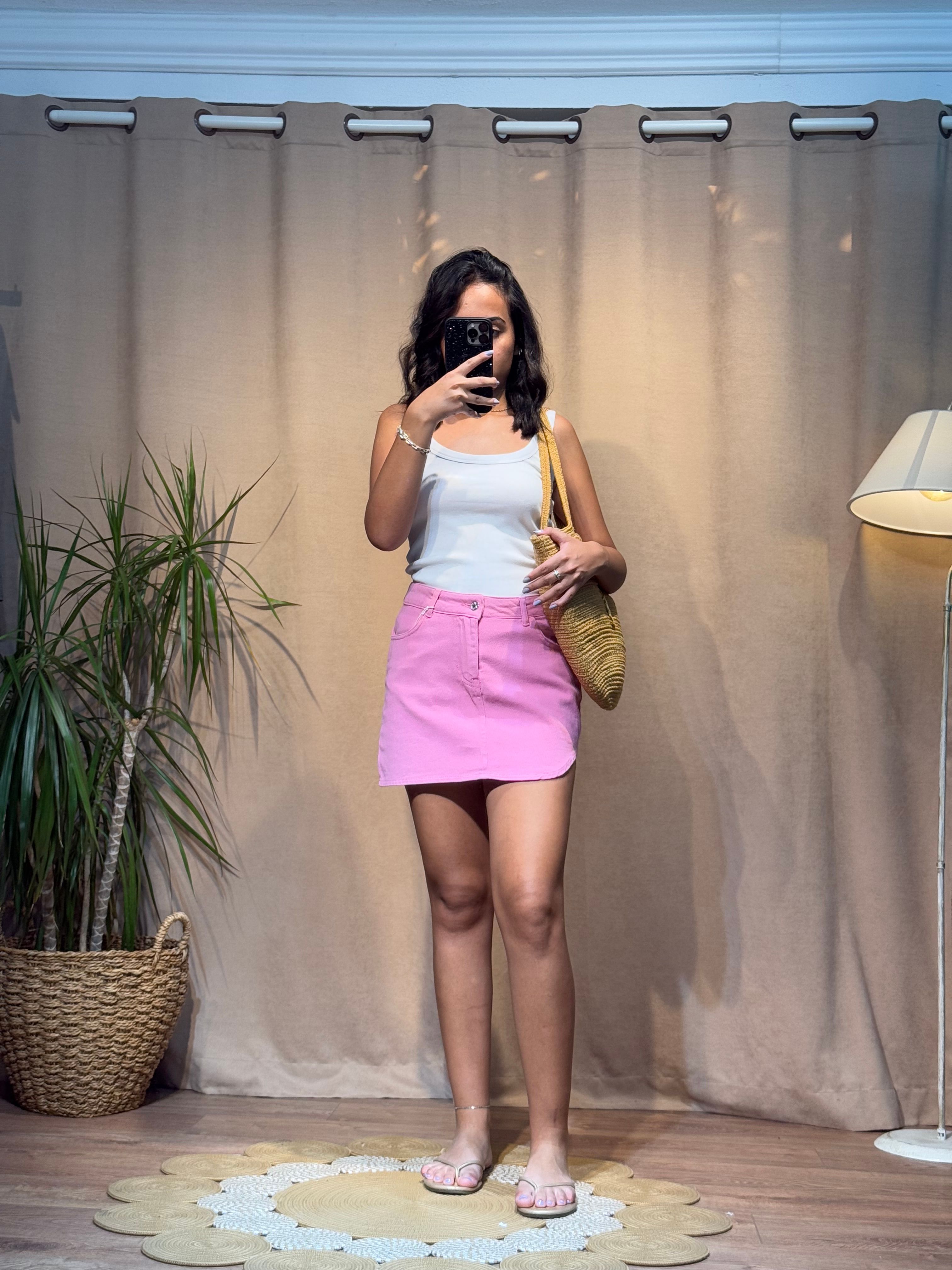 Mini Etek Pembe