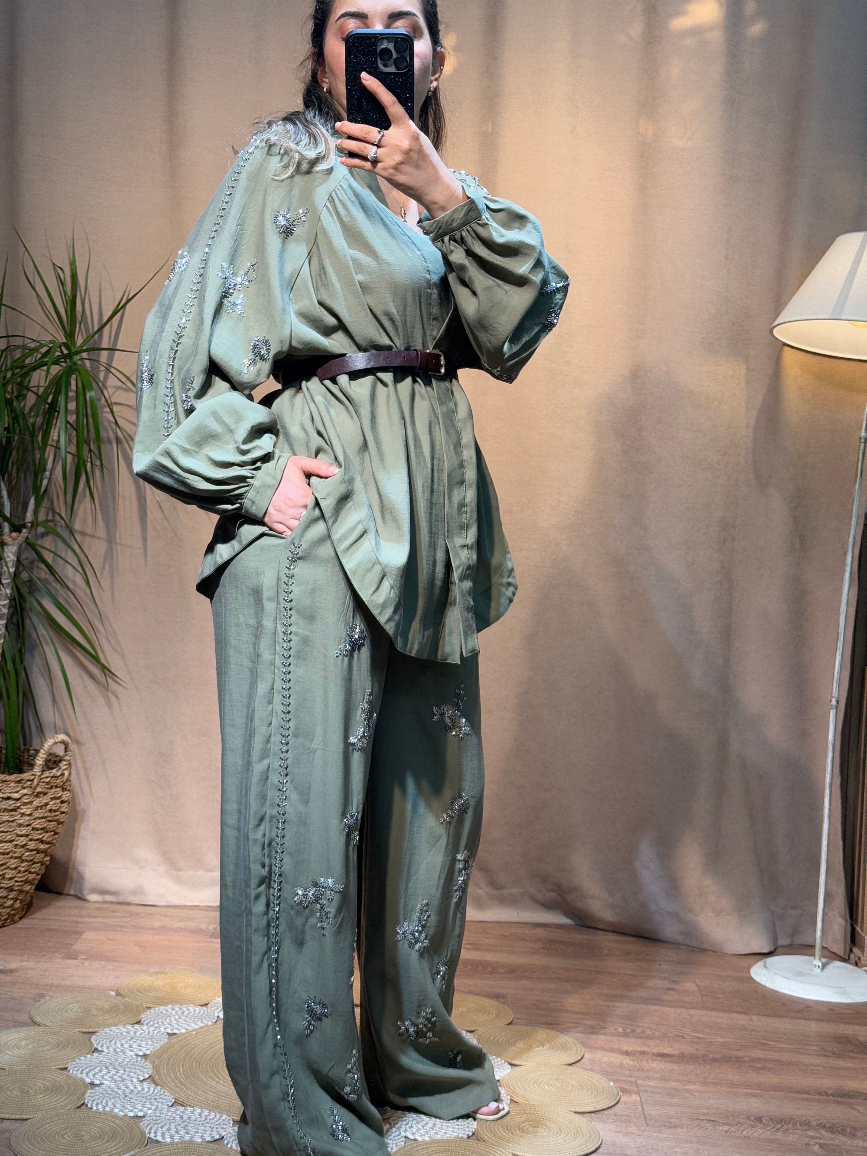 Kimono Takım Haki 