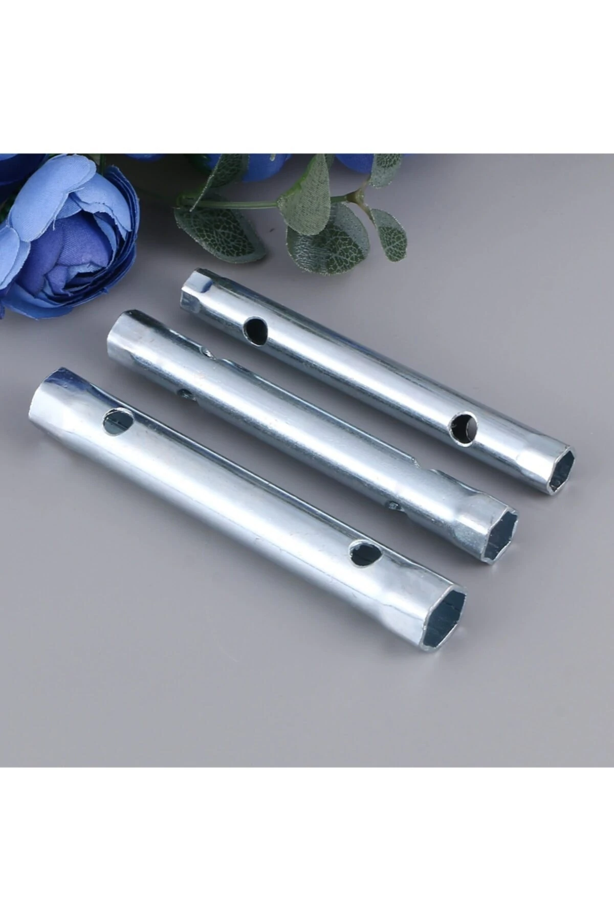 Borulu Lokma Anahtar Takımı Kovan Tipi T Kol Buji Anahtar Seti 5li Boru Lokma Seti 8mm-17mm