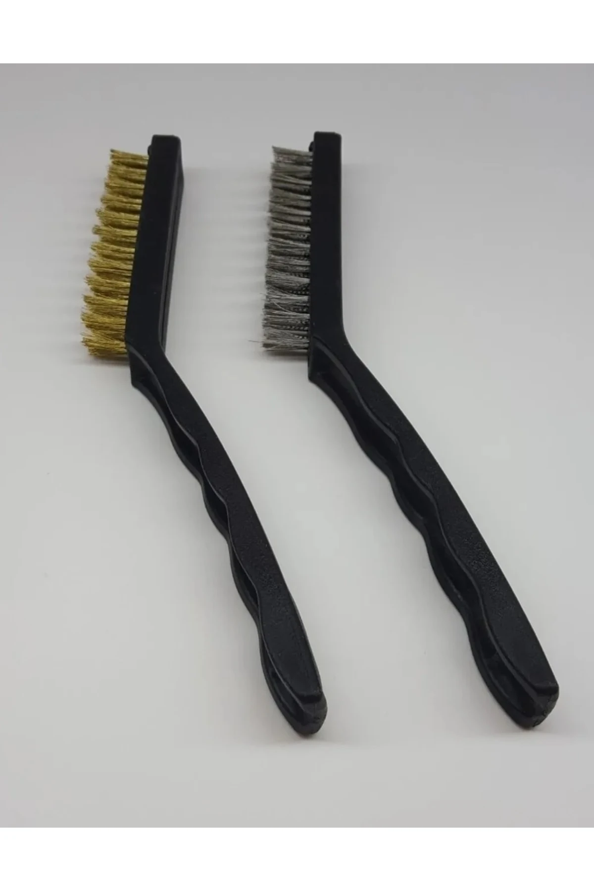 Profesyonel Saplı Tel Fırça Seti Çelik Ve Bakır Fırça Derz Lavabo Mutfak Buji Pas Kir Temizleyici