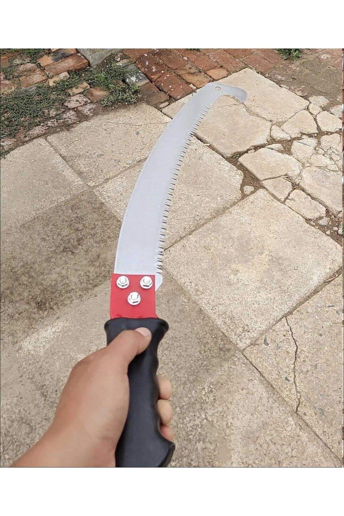 Yüksek Ağaç Dalı Budama Çalı Kesme El Testeresi Sırık Sap Takılabilir Tepe Testeresi (SAPSIZ)