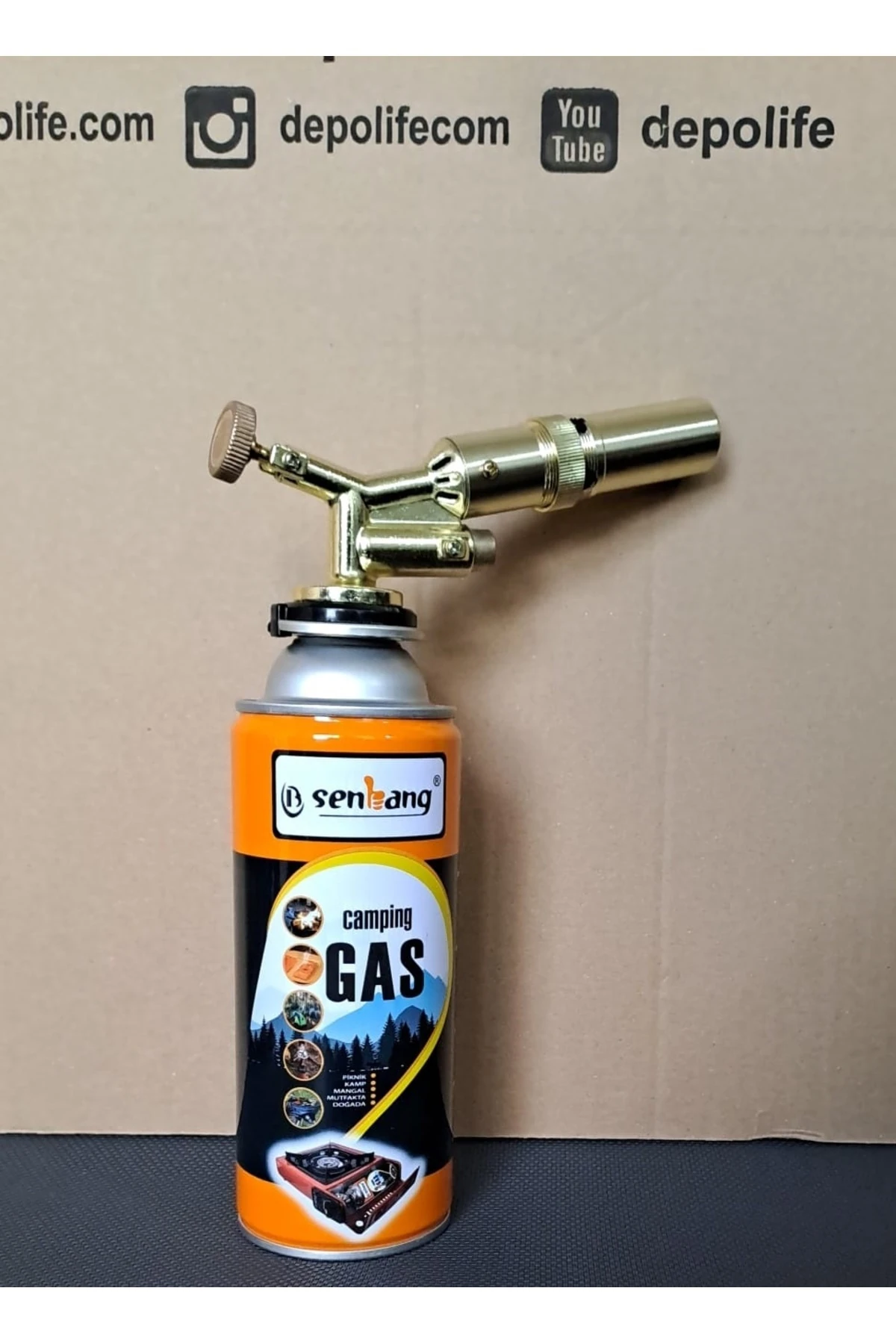 Yüksek Alevli Pürmüz Torch Yakma Barbekü Odun Tutuşturma Tabancası Metal Kafa Tamirci Kaynak pürmüzü