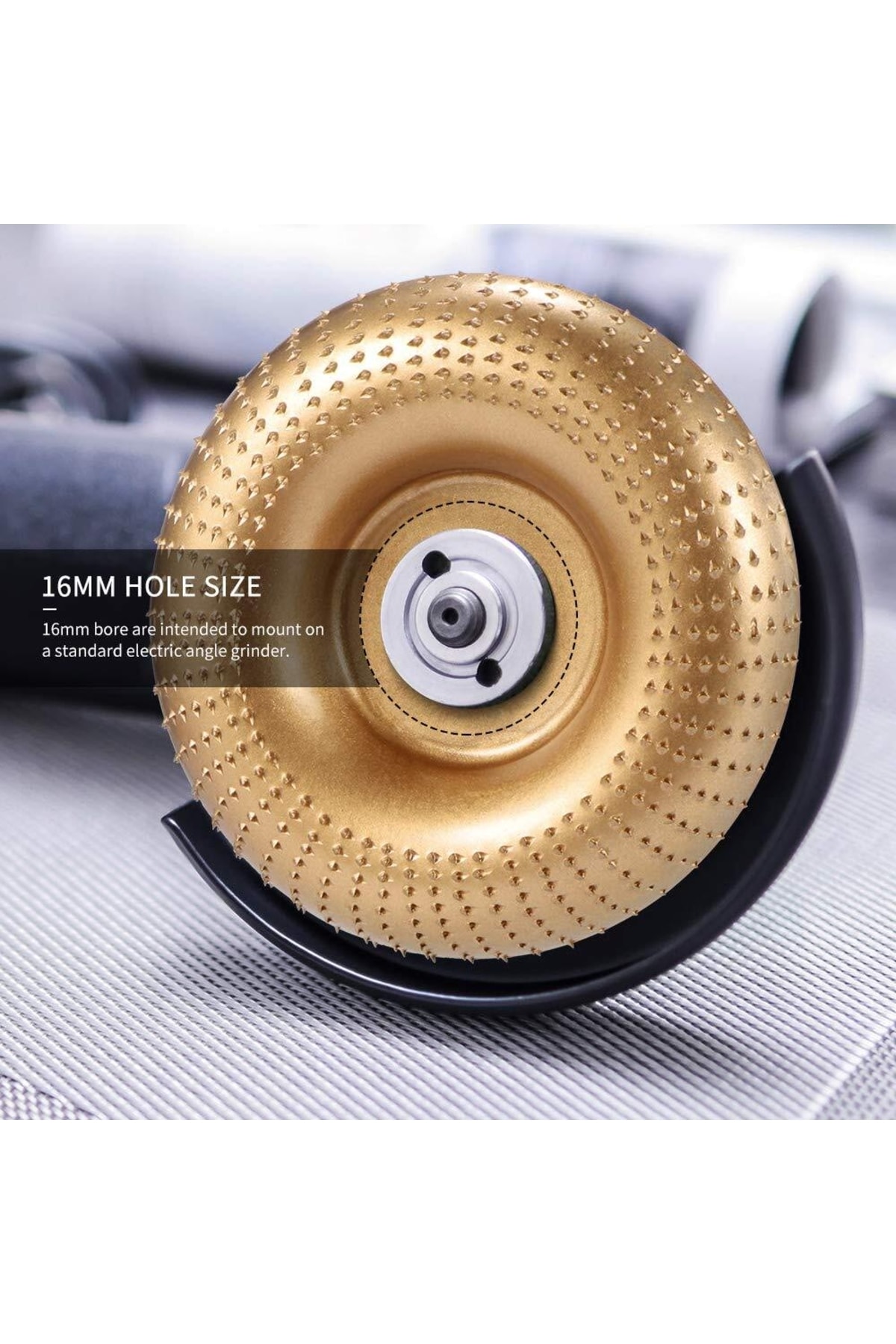 Ahşap Törpü Eğe Disk 100mm Kuksa Tabak Oval Oyma Açılı Taşlama Diski Aşındırıcı Oyma Şekillendirme