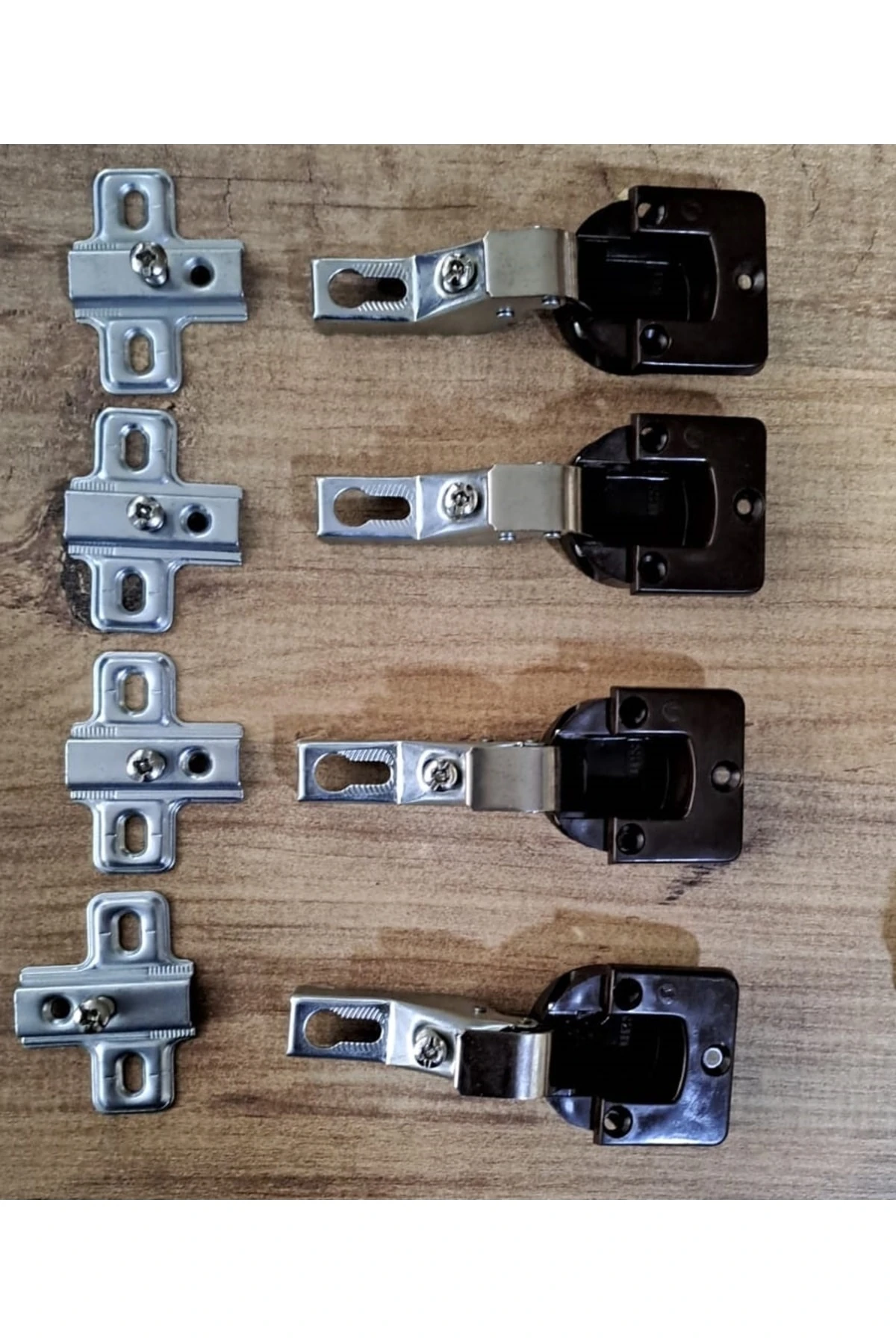 Mega Düz Tas Menteşe 10 Adet Dolap Kapak Menteşesi