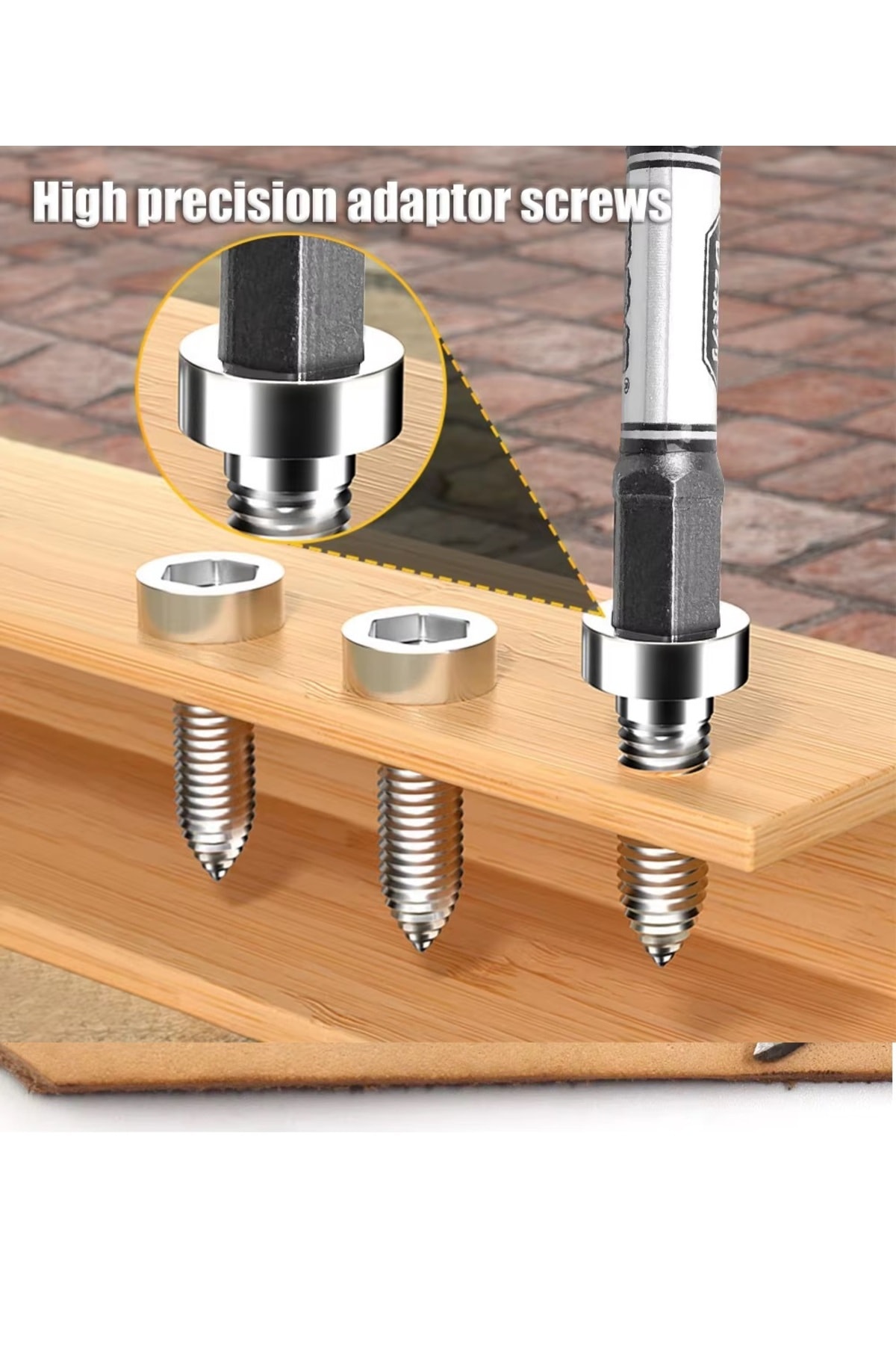 Alyan anahtar Set Hex Bits uç takımı Manyetik uzatma Adaptörlü 12 Parçalı Set