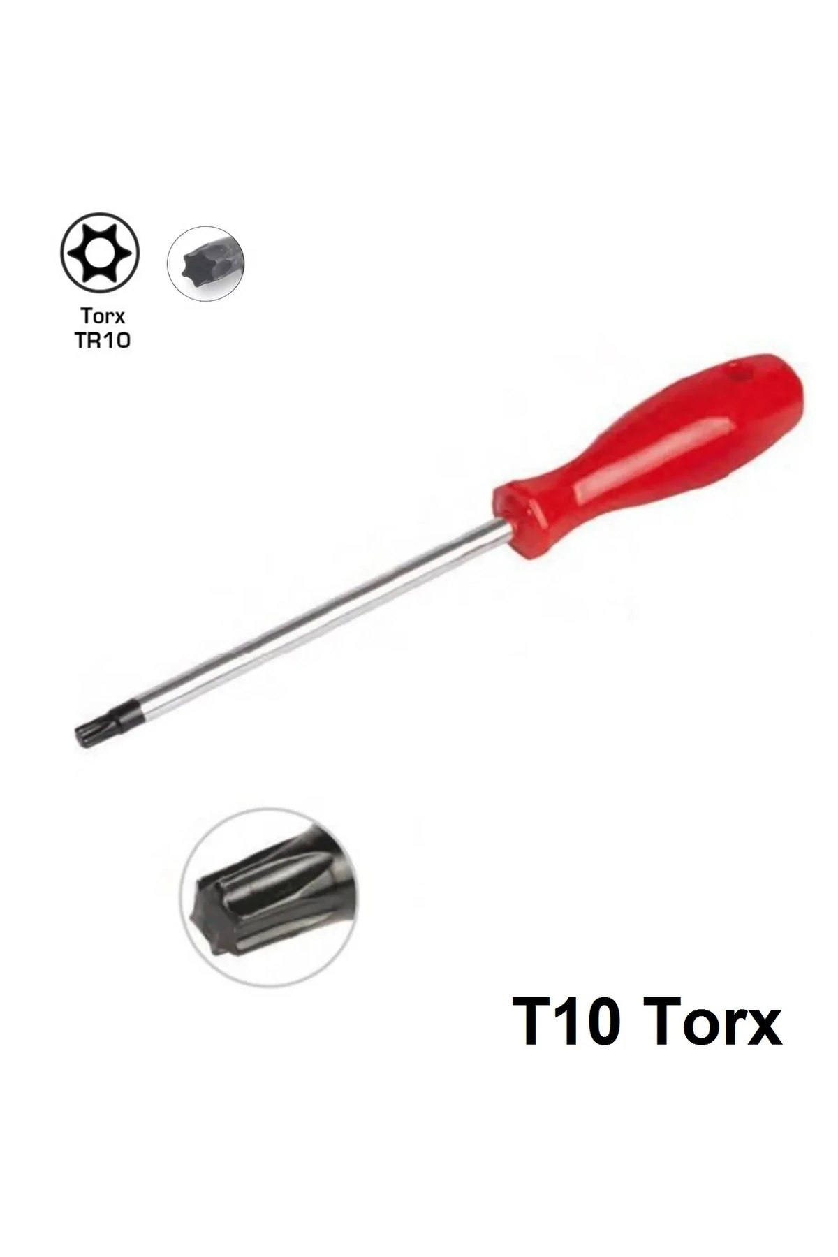 Tx10 tornavida Torx Tornavida saplı