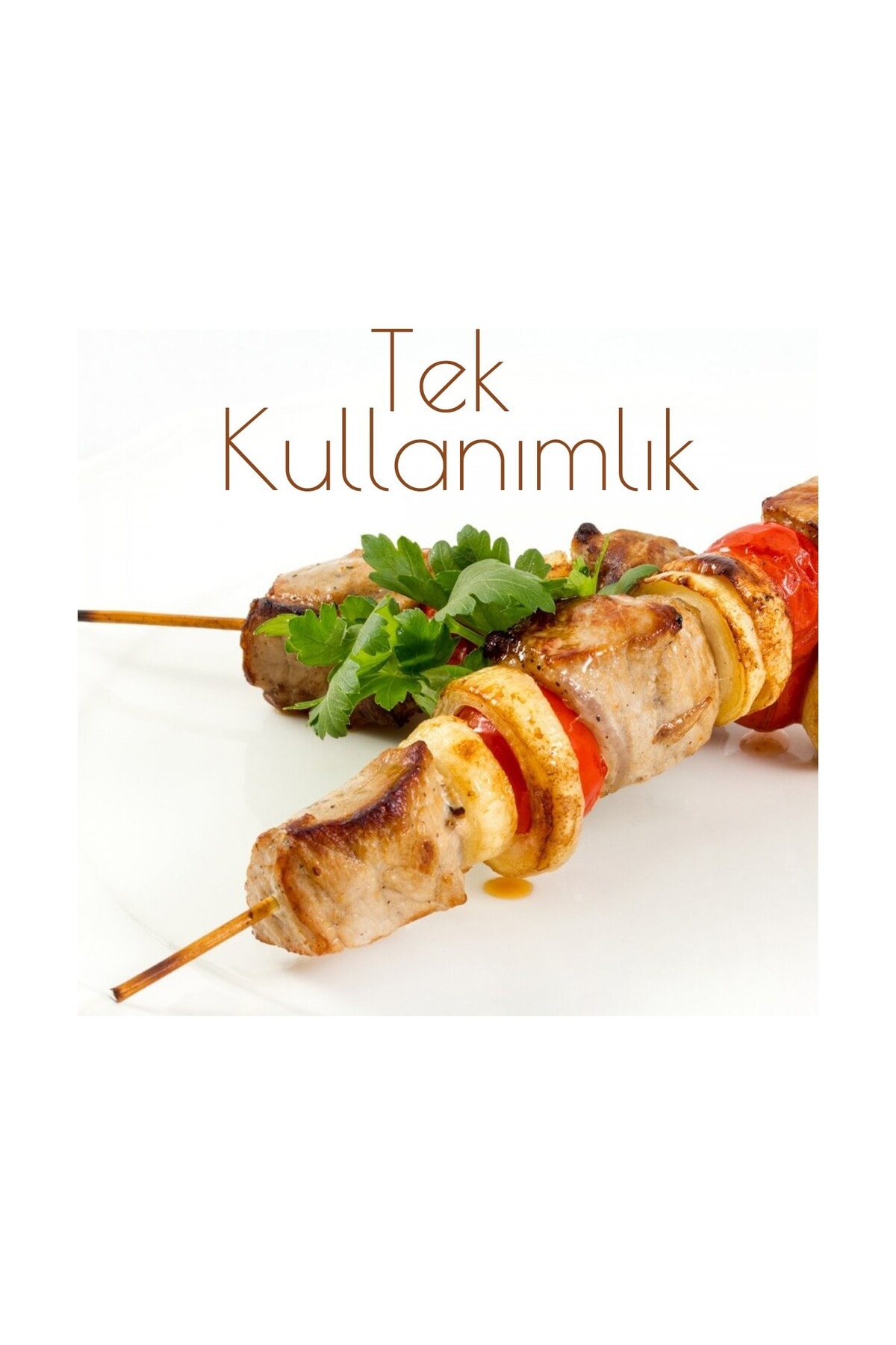 Bambu Çöp Şiş 200 lü mangal gril barbekü ızgara için tek kullanımlık ahşap bambudan çubuk Şiş