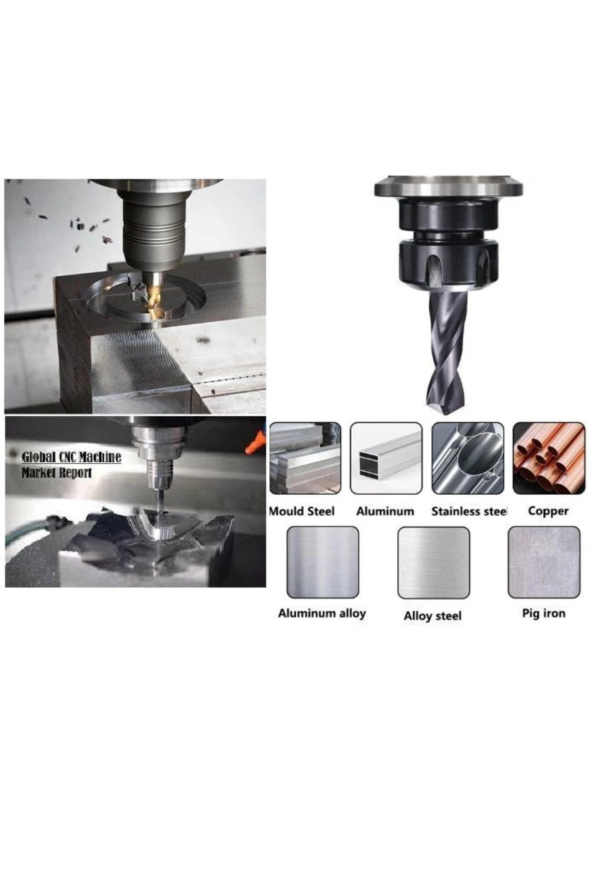 Kalıpçı Tornacı Delme Cnc Router Kesici Karbür Uç Seti 3.20mm 3.50mm 3.90mm Carbide Matkap 3lü