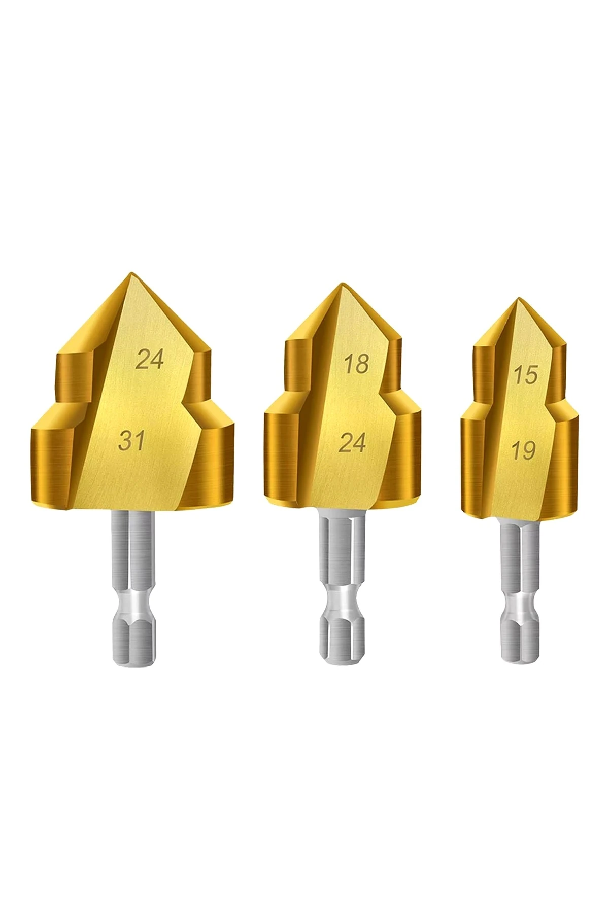 Pvc Boru Havşası Pprc Boru Onarımı Için Rayba 3lü Matkap Uc Boru Tamir Delme Genişletme Tıraşlama