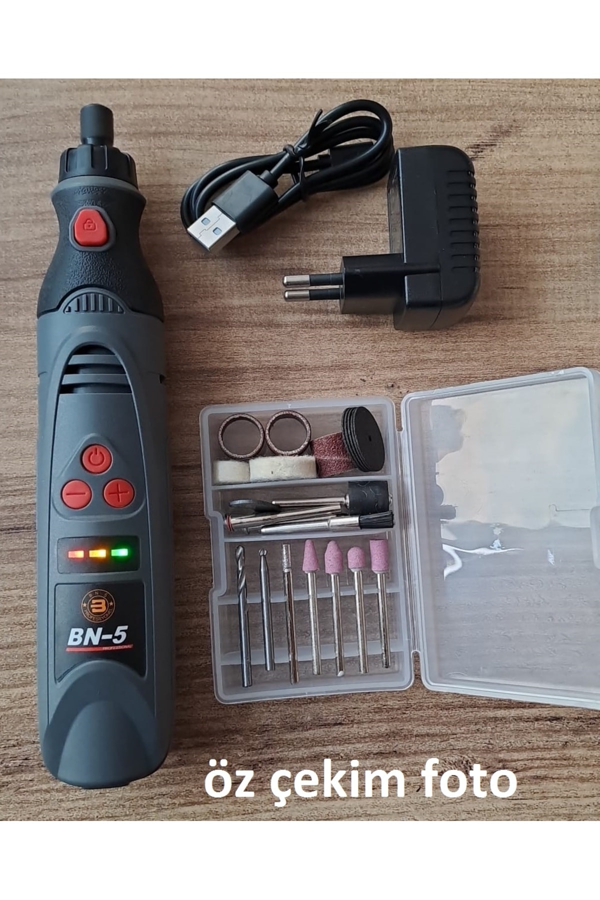 şarjlı avuç içi mini gravür makinesi 3.6v 23 parça oyma kesme zımparalama delme uç seti