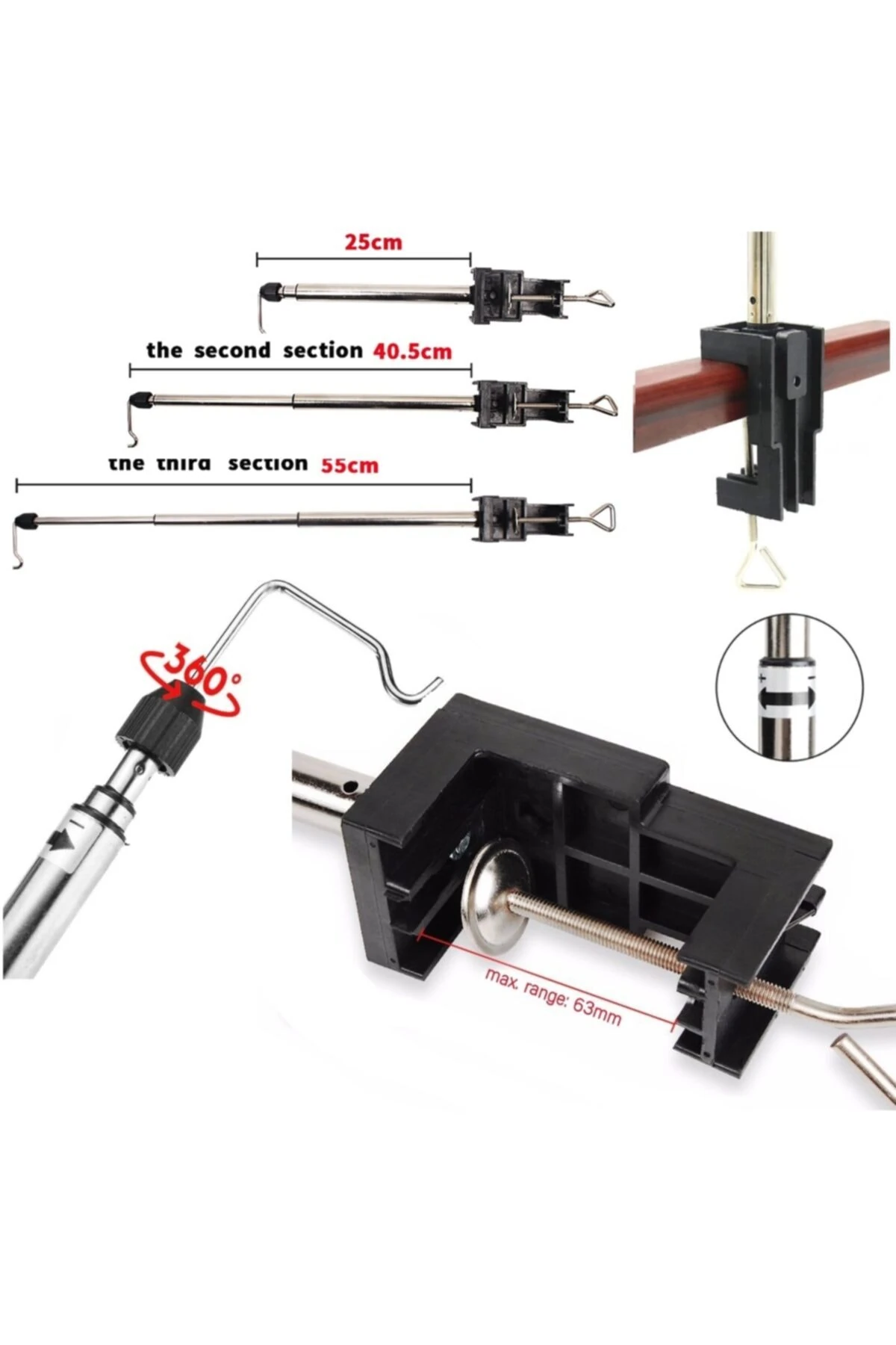 Dremel Benzeri Mini Taşlama Makinası Için Masa Asma Aparatı Spiral Uzatma Hortum Seti