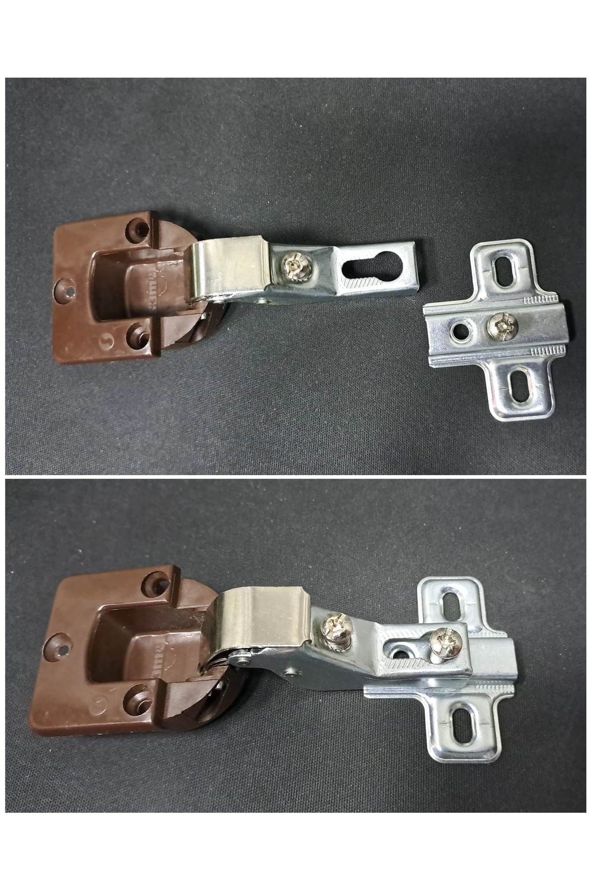 Mega Düz Tas Menteşe 10 Adet Dolap Kapak Menteşesi