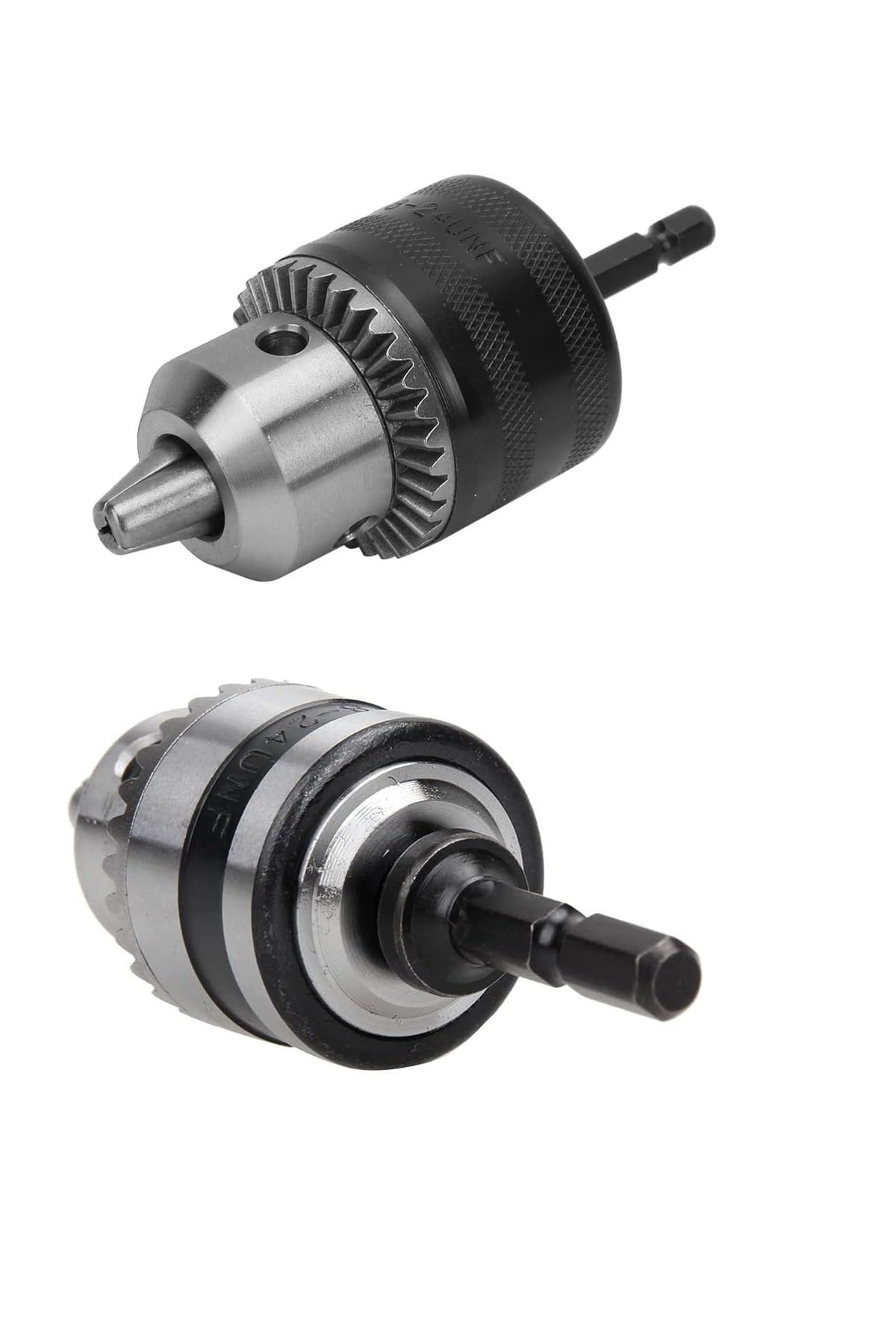 hex Matkap için 6gen Mandren ve adaptör 3/8 Dişli 1,5-10mm Kapasiteli Altıgen Şaftlı anahtarlı set
