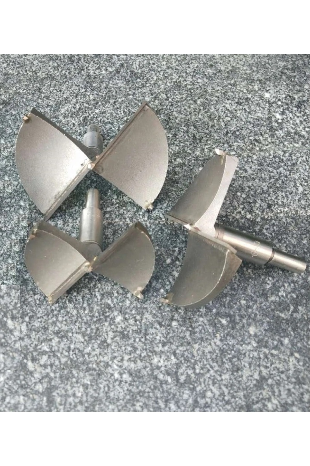 Ahşap Delme Panç Seti 70mm 85mm 100mm 3lü Karot Set Matkap Freze Ucu