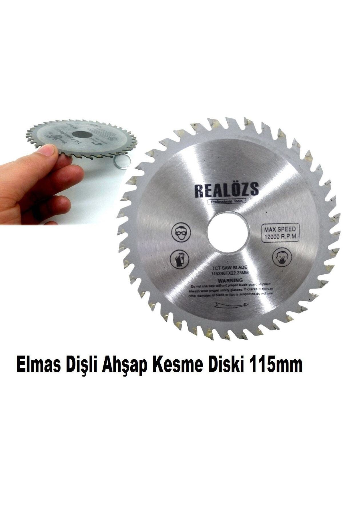 115mm Turbo Mermer Fayans Granit Ahşap Metal Kesme Disk Seti 115mm Sunta Kesim Diski 3lü