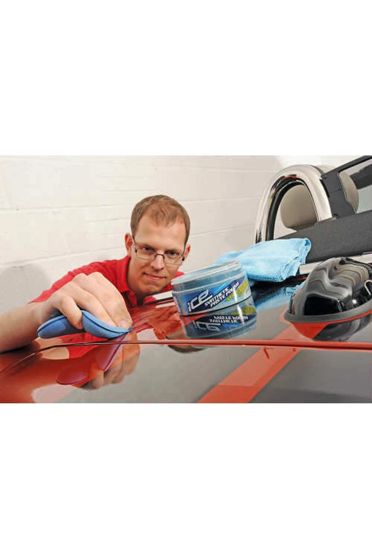 Oto Kaporta Tampon Cizik Giderici Pasta Cila Microfiber Kurulama Bezi Ve Mikrofiber Cam Bezi Seti