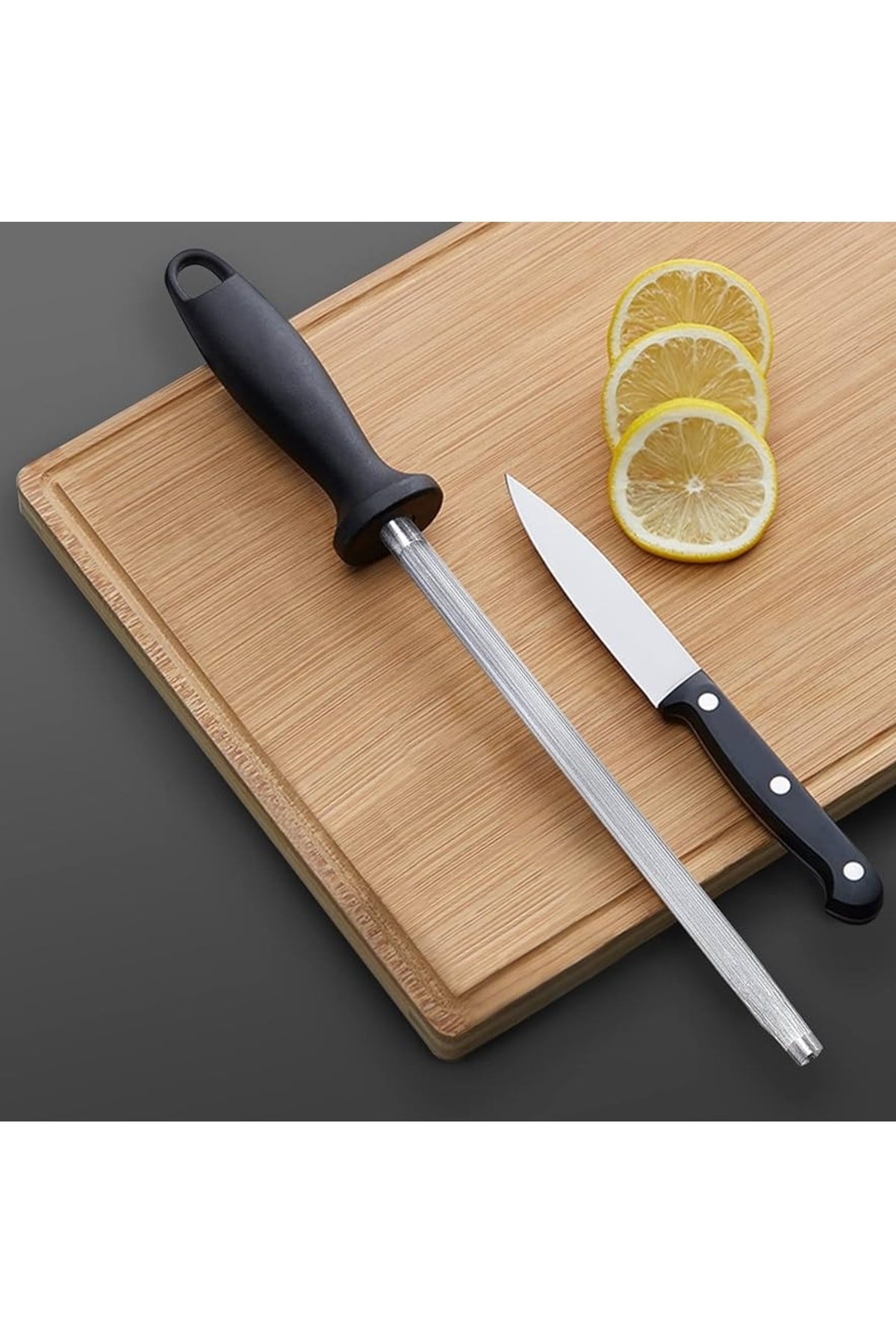 bıçak bileme oval masat ince eğe ve bileme taşı seti satır nacak bileme için 3lü set