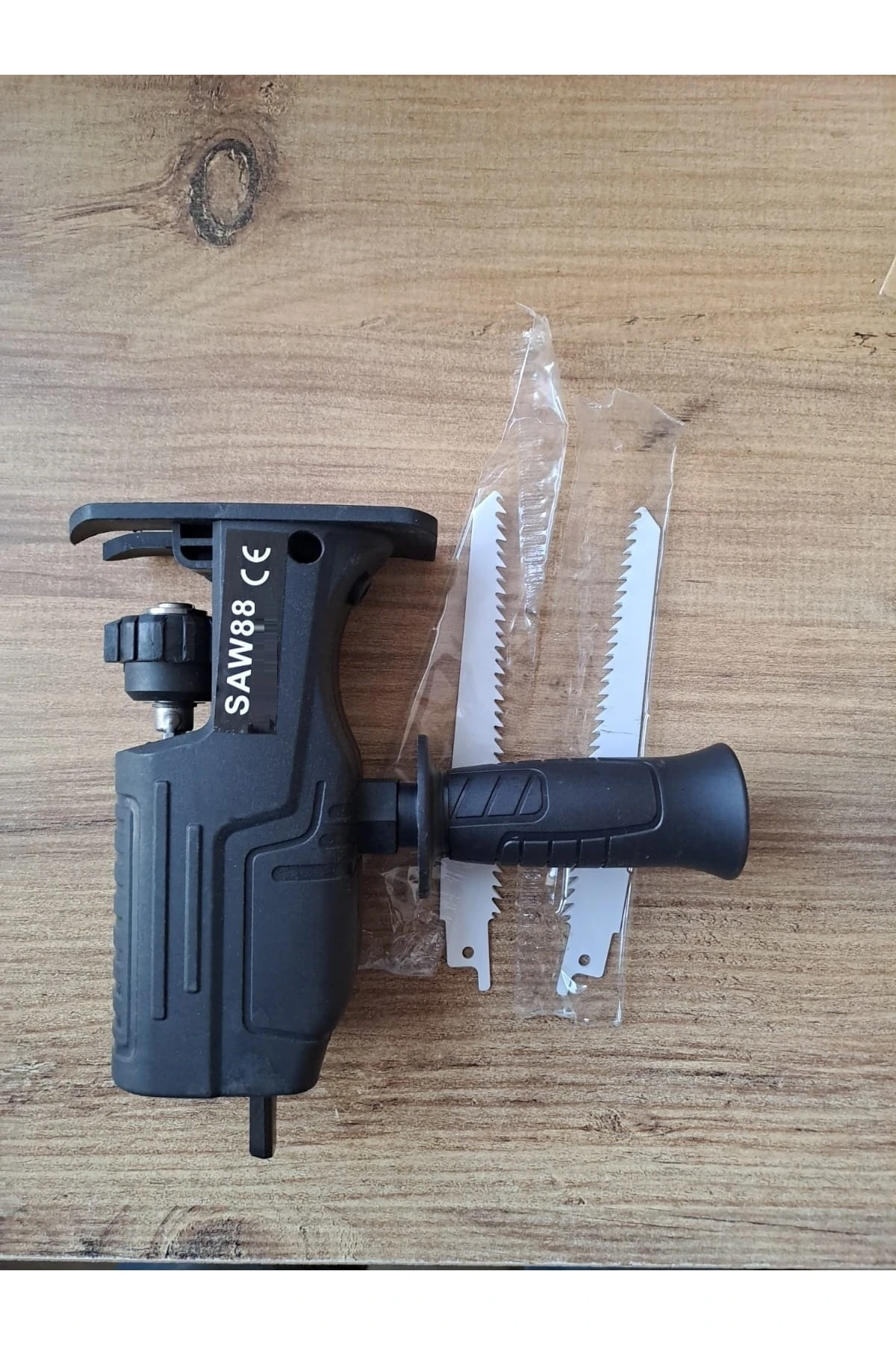 Tilki Kuyruğu Testere Dönüştürücü Şarjlı Elektrikli Matkap Için Taşınabilir Ahşap Testere Adaptörü