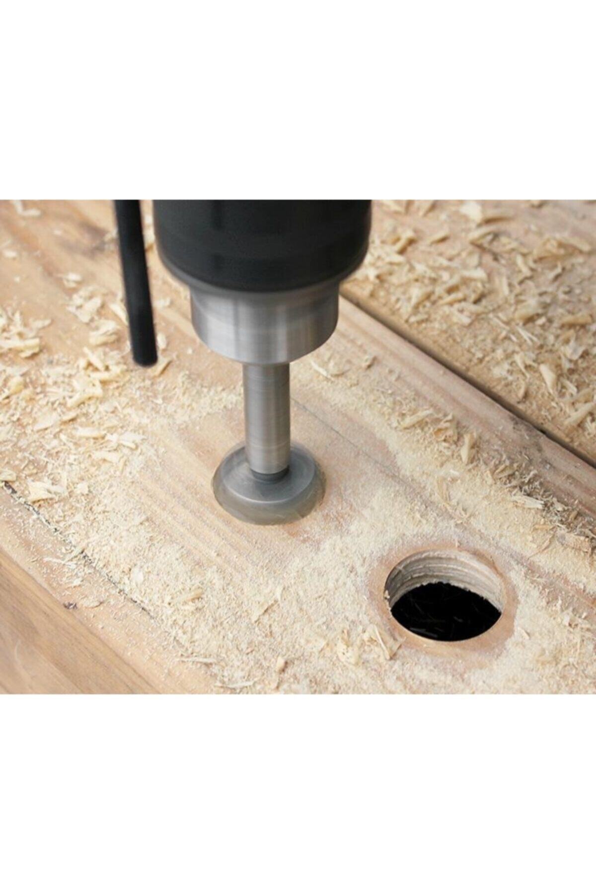 Tas Mum Saksı Yuva Açmak Için Ahşap Freze Pancı 90mm Panç Matkap Ucu