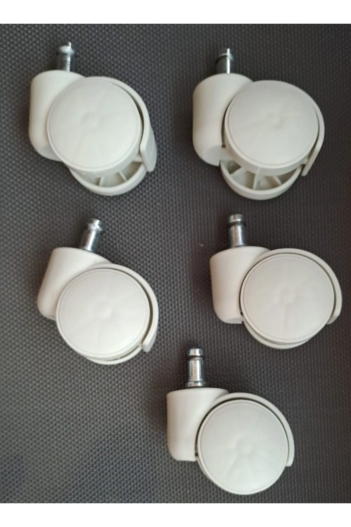 ofis müdür çalışma koltukları için Tekerlek ve yıldız ayak seti üniversal krem beyaz açık gri