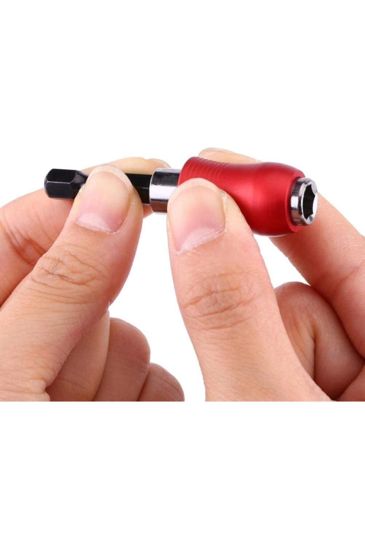 Hızlı Vidalama Adaptörü Altıgen 1/4 Hex Bits Aparatı Şaftlı Manyetik Tornavida Ucu Matkap Bit Tutucu