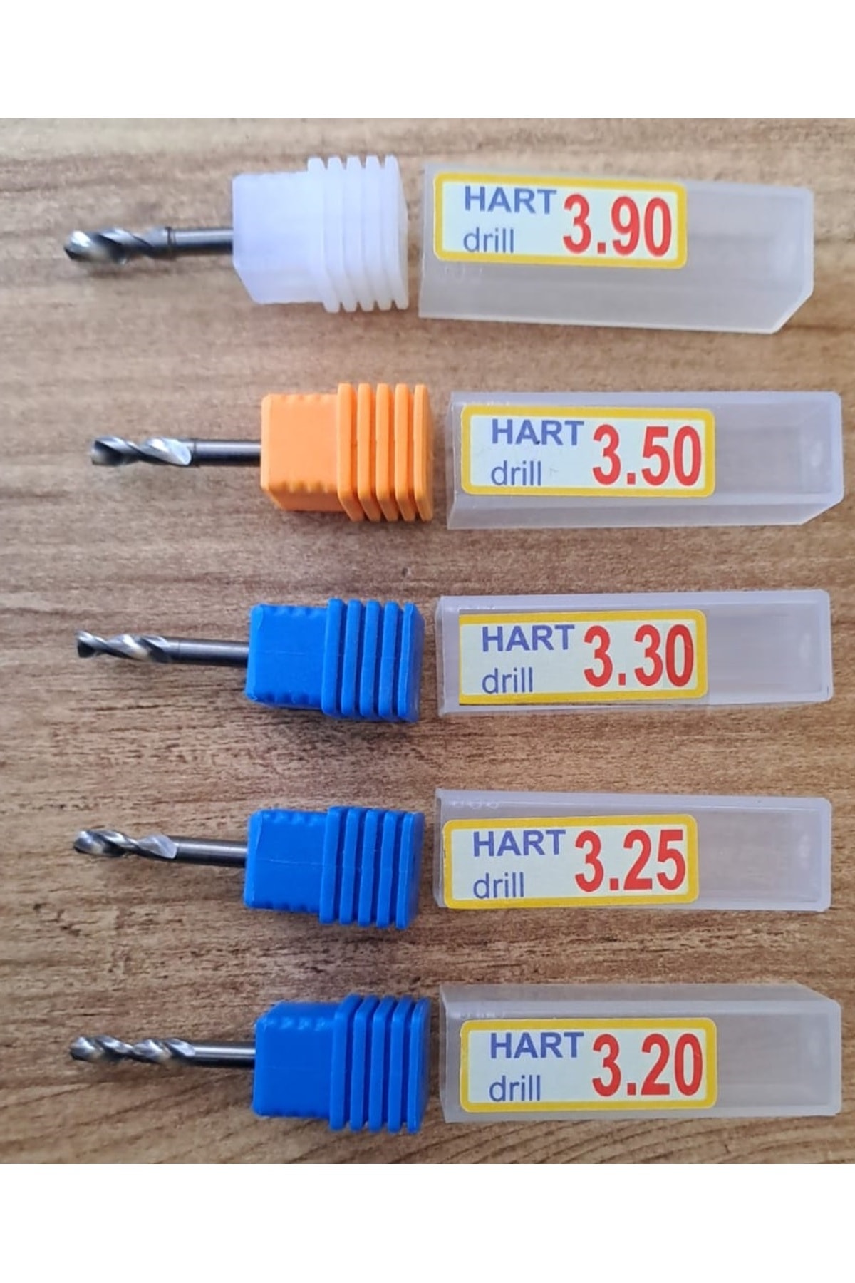 CNC Metal Sondaj Tungsten Karbür Uç Seti (3.20 - 3.90) Matkap için Hard drill Bıçak takımı