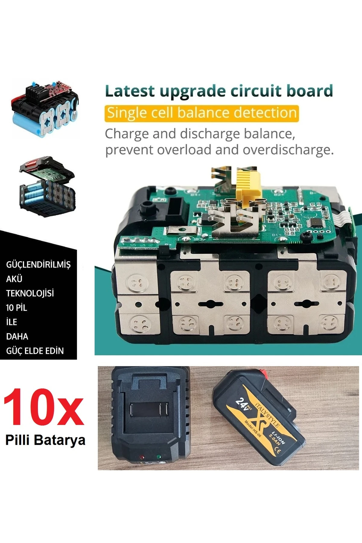 Şarjlı Darbeli Bijon Matkap Vidalama  Makine 1Akü 1Şarj Çanta seti