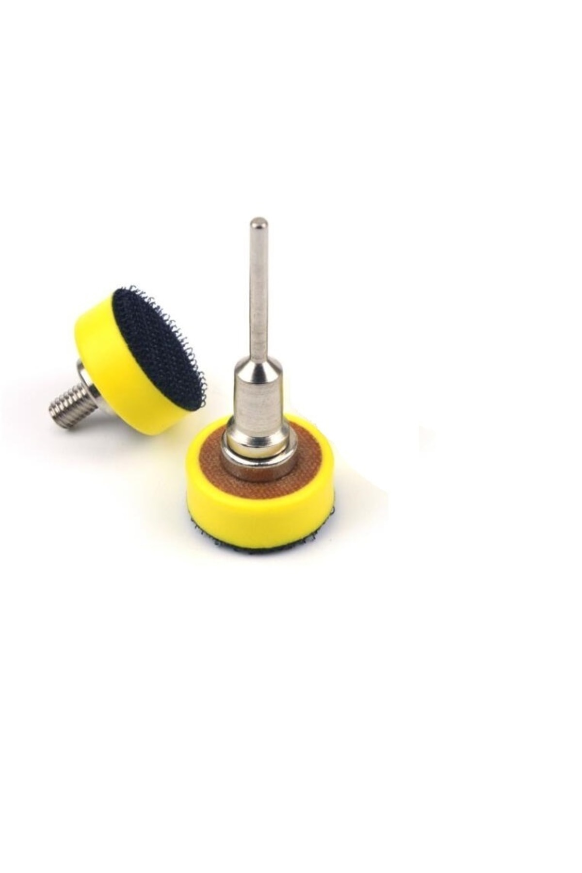 Dremel Tarzı Gravür Makineleri Için Mini Cırtlı Zımpara Tabanı 3.17mm Sap 25mm Pad