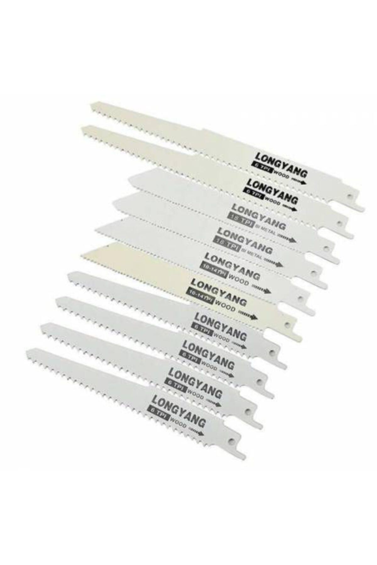 Tilki Kuyruğu Testere Bıçakları 10 Parça Ağaç Metal Testere Bıçak