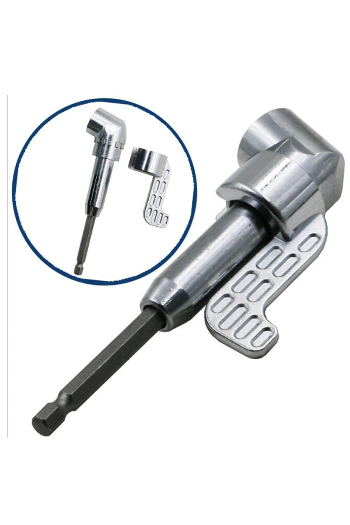 Tombul Kısa Tornavida Seti 14 Parçalı Bits Uzatma Kör Köşe Vidalama Seti 1/4 Hex