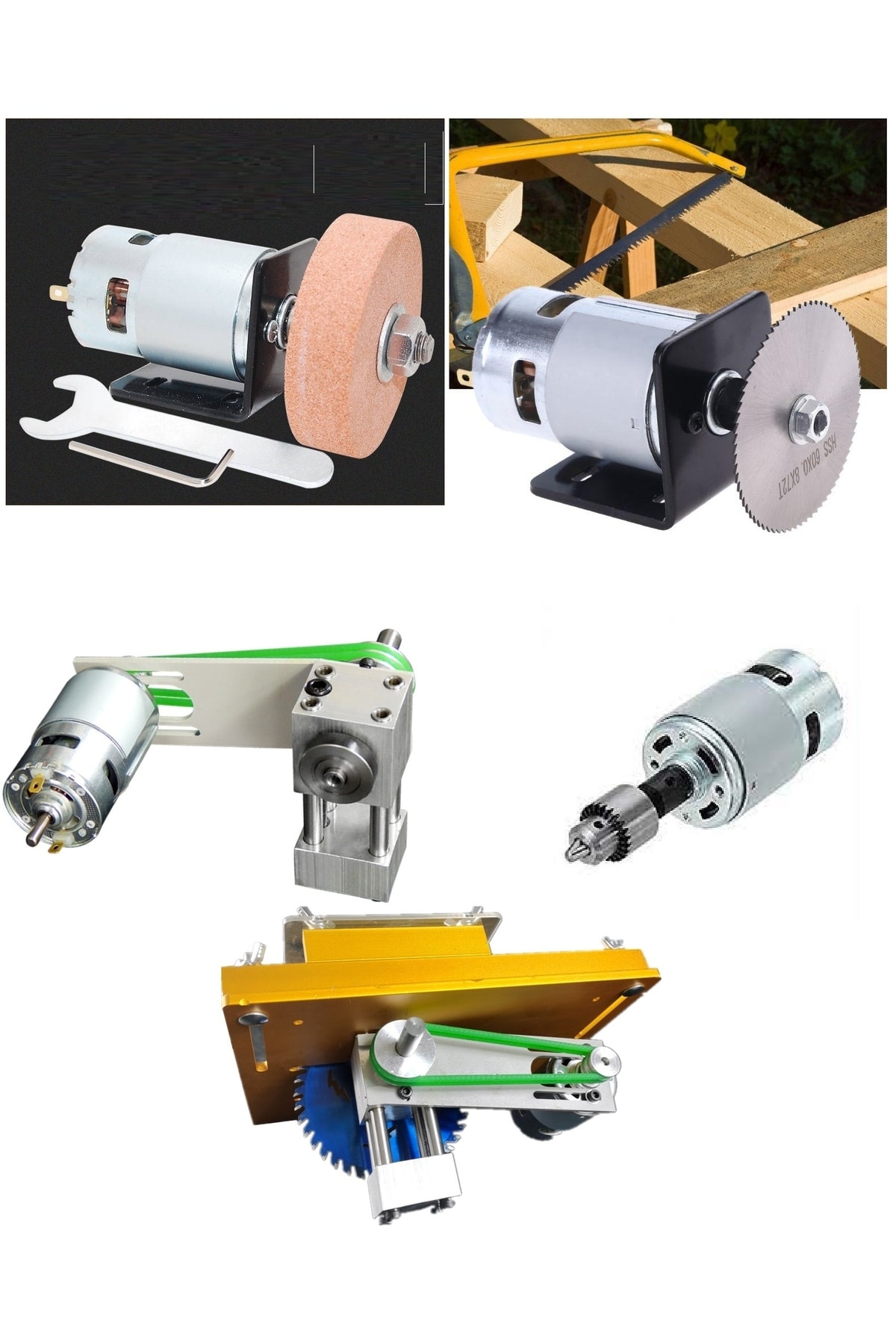 14.4v Dc Motor Ve Elektronik Hız Kontrol Tetik Seti Cnc Uygulama Proje Ödev Rs775 Powertech