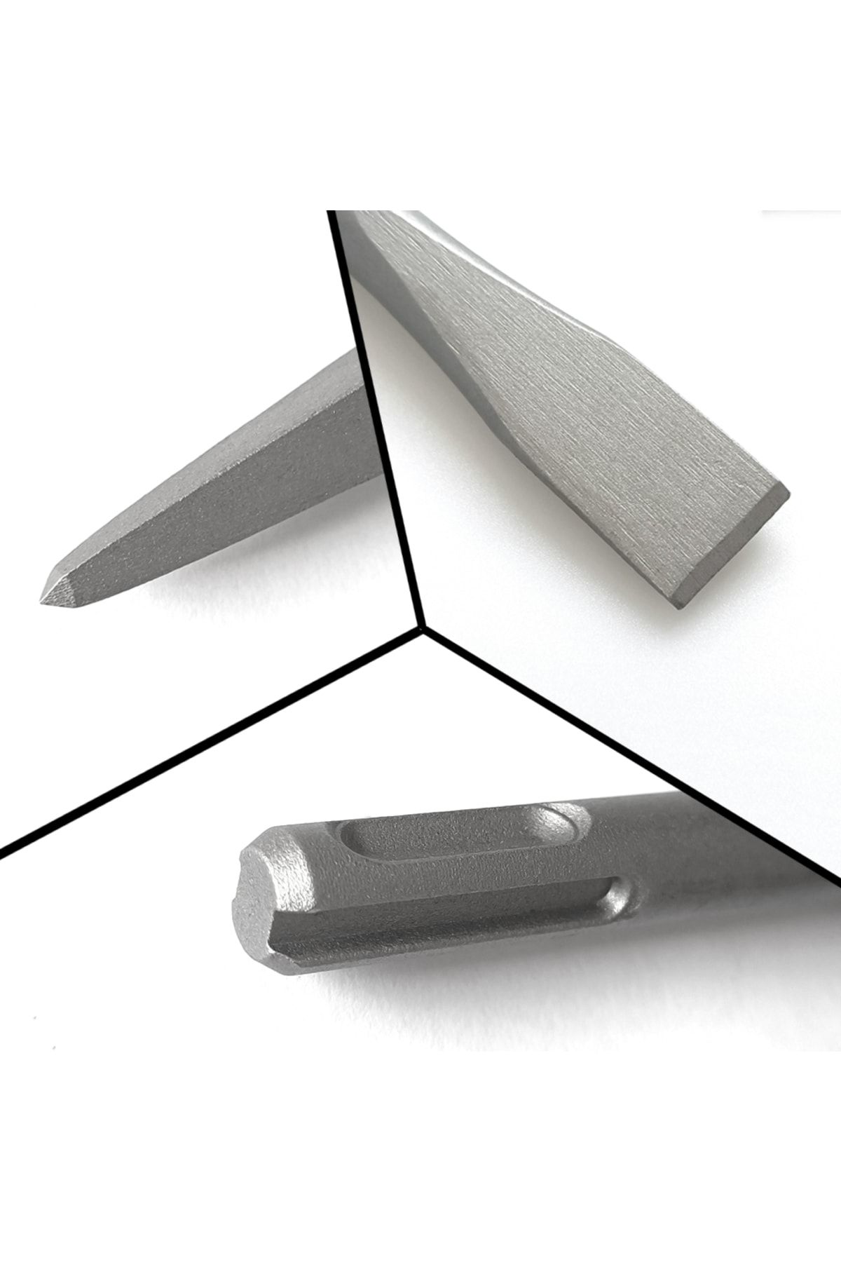 Kırıcı Delici Matkap Için Sds Plus Matkap Uç Seti Murç Keski 1/4 Hex Vidalama Adaptörü 4 Parça