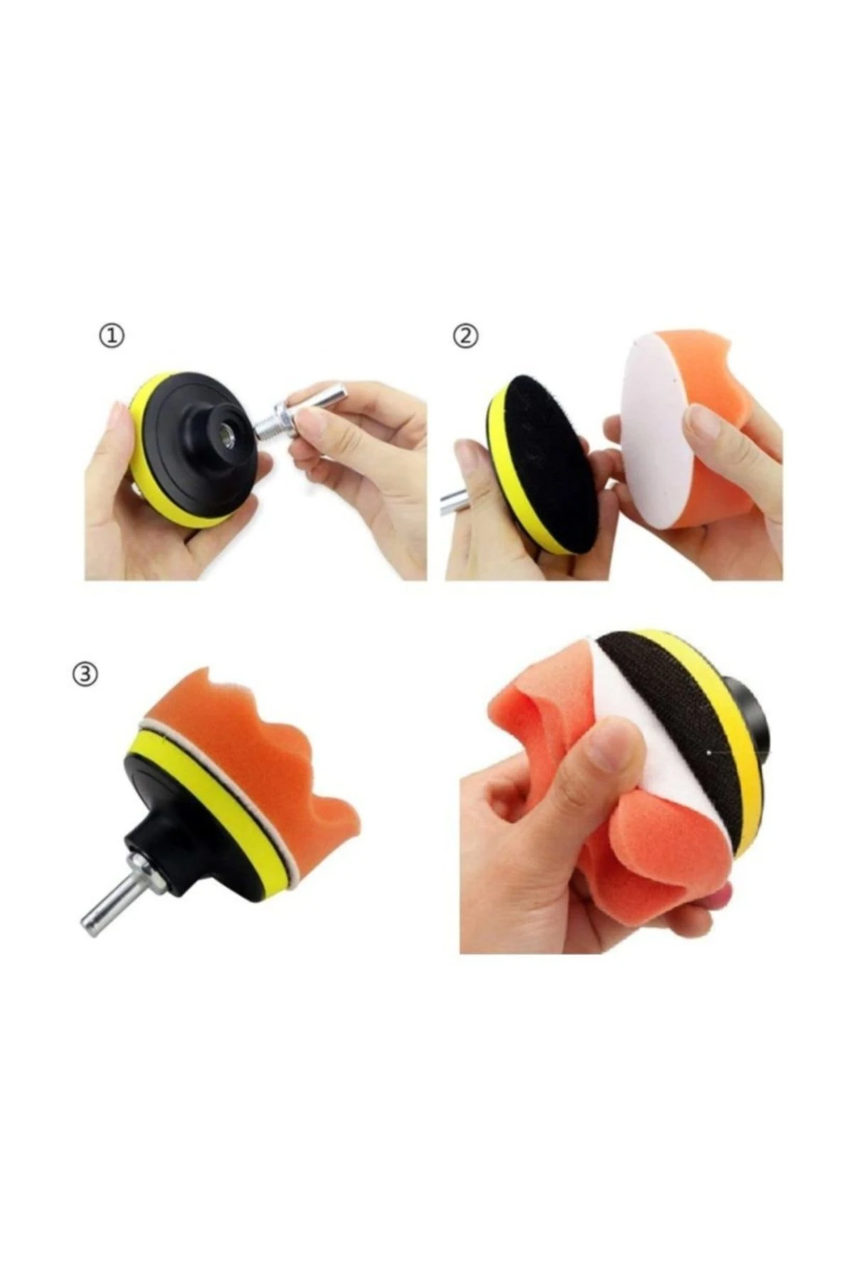 Oto Polisaj  7li Oto Kaporta Far Pasta Cila Boya Koruma Aksesuar Seti