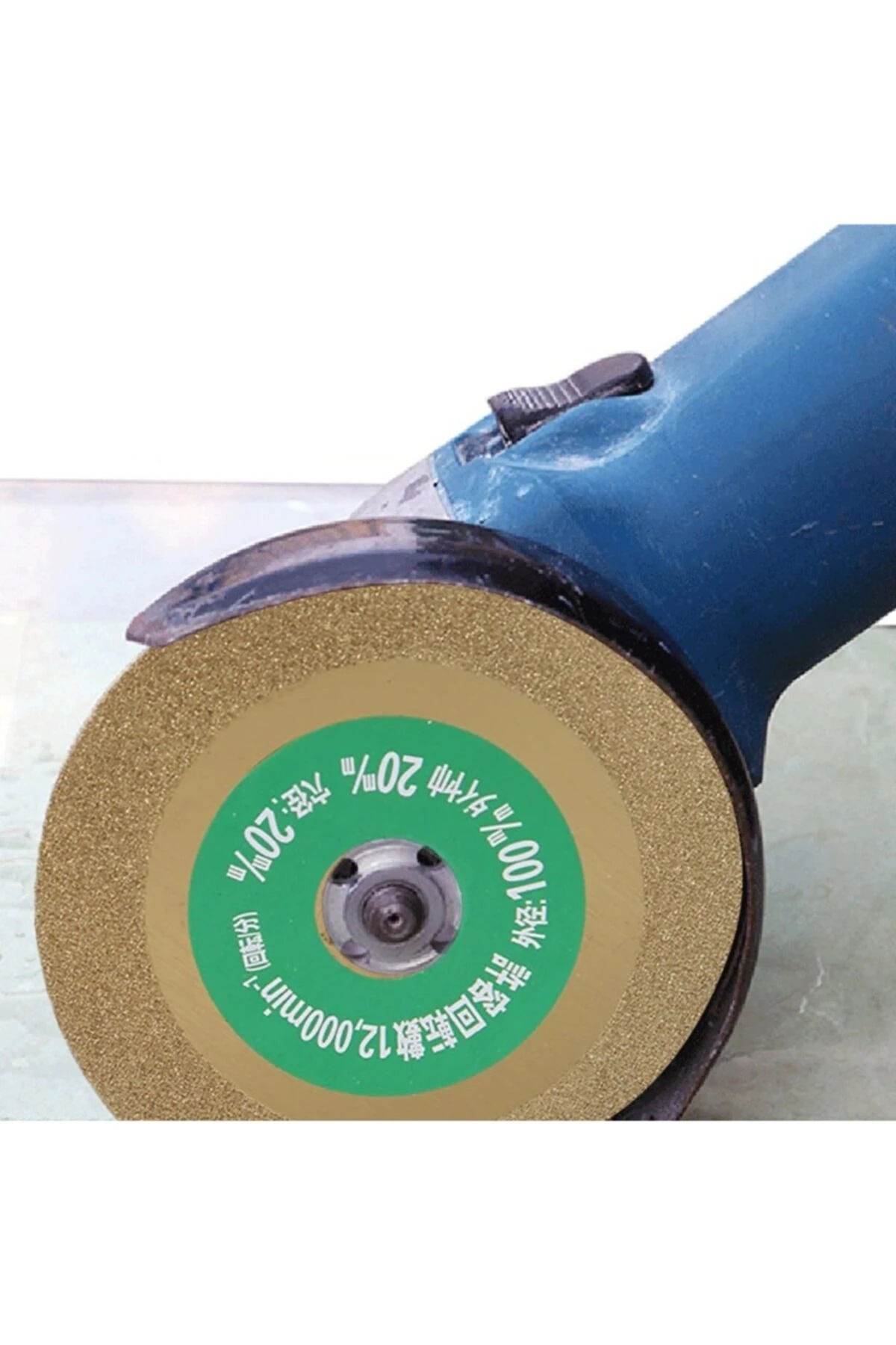 Cam Mermer Seramik Fayans Kesme Elmas Diski Ince Hassas Kesim 100mm Aşındırma Titanyum Elmaslı Disk