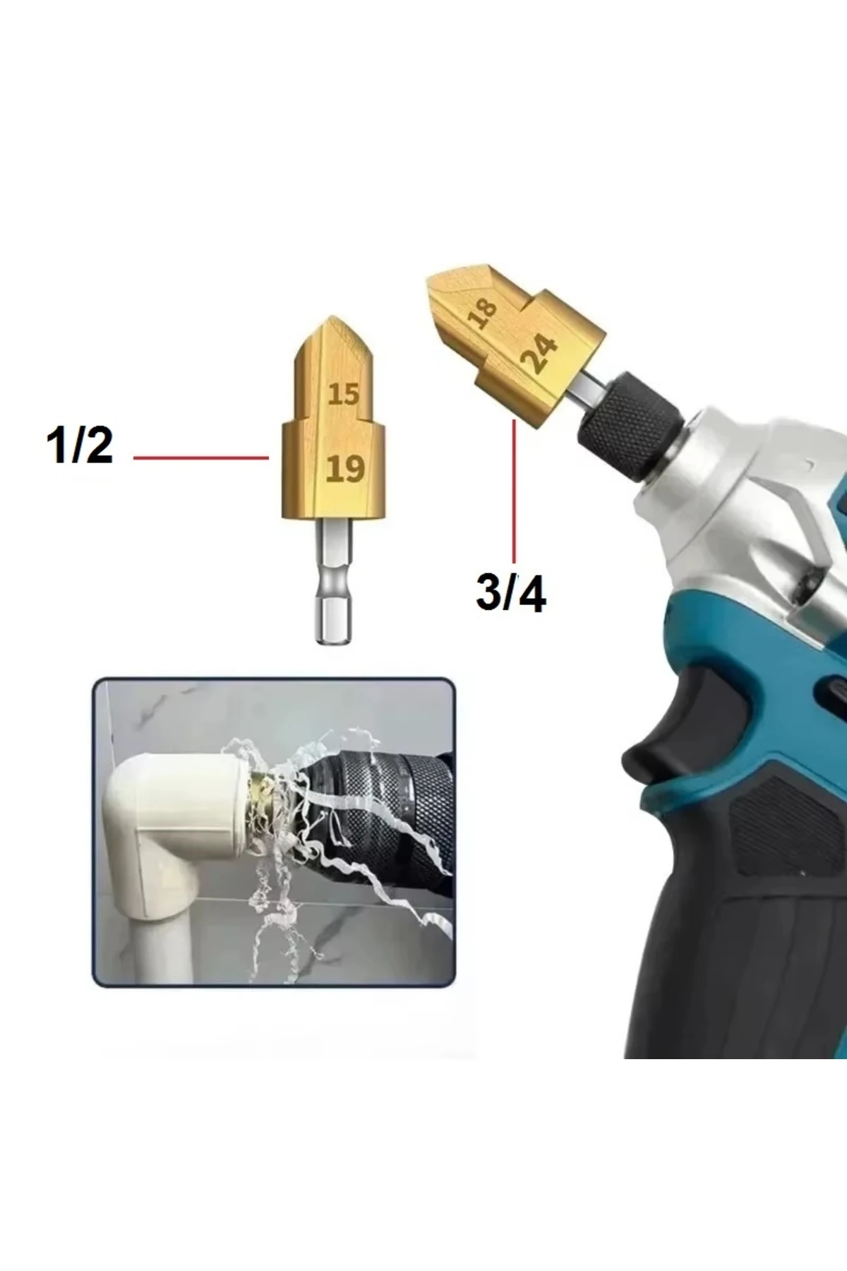 Su Borusu Tamir Paftası Plastik Boru Kesici Makas Kaynak Birleştirme Genişletme Tesisatcı Alet Seti